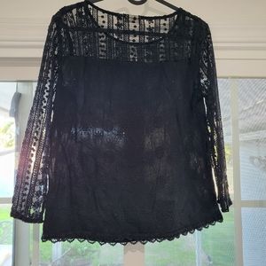 Hinge embroidered long sleeve
